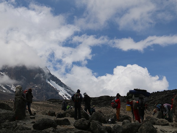 Shira route Kilimanjaro trekking